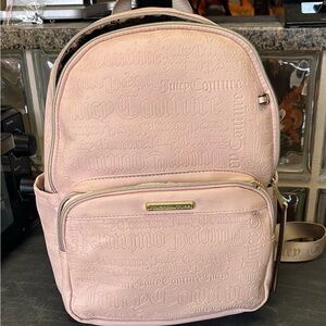 Juicy Couture Pink Backpack Embossed